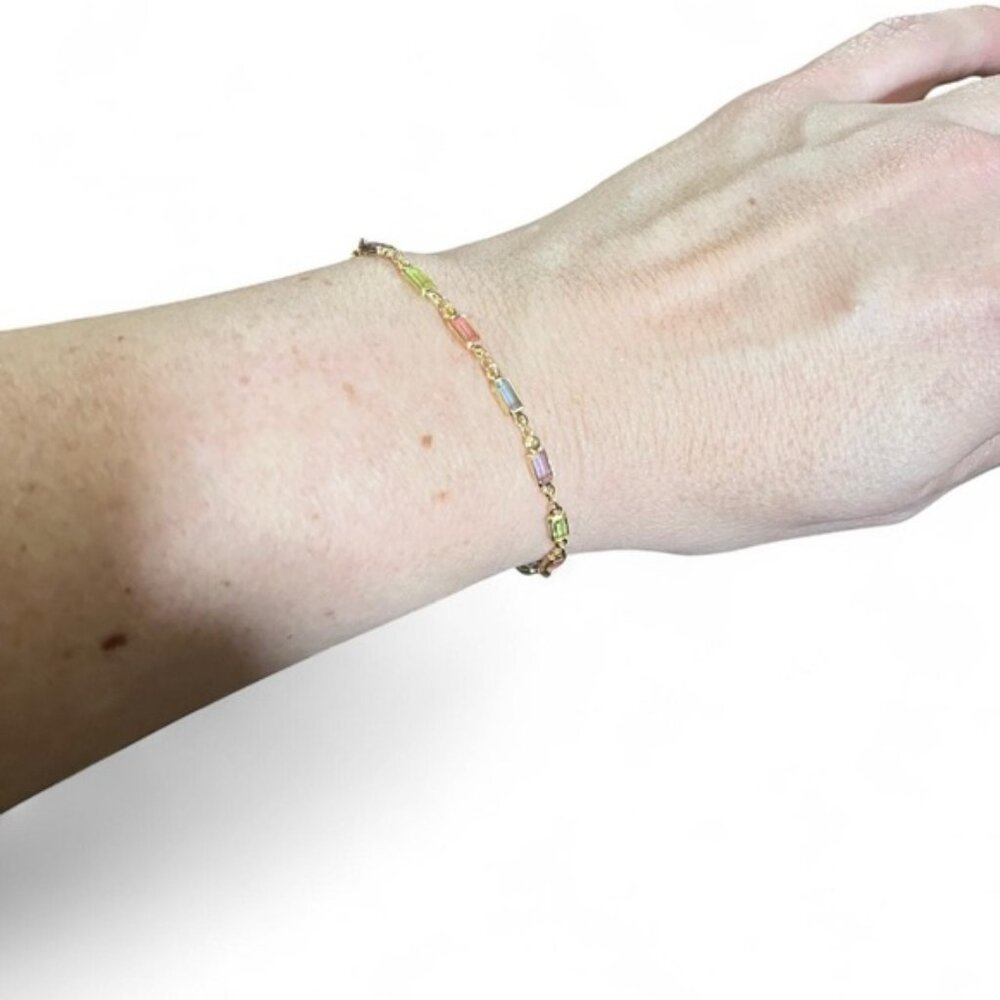 Colorful Gold-Tone Bracelet